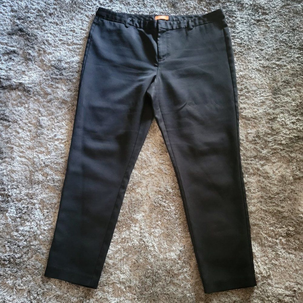 Joe Fresh Straight Leg Dress Pant Black Size 14